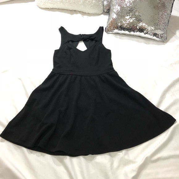 Material Girl Dresses & Skirts - Black Cutout Princess Dress